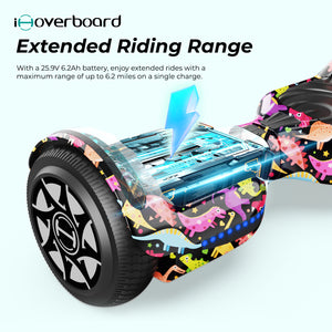 H1 Self Balancing Hoverboard with Bluetooth Music and LED Lights - Multiple Colors