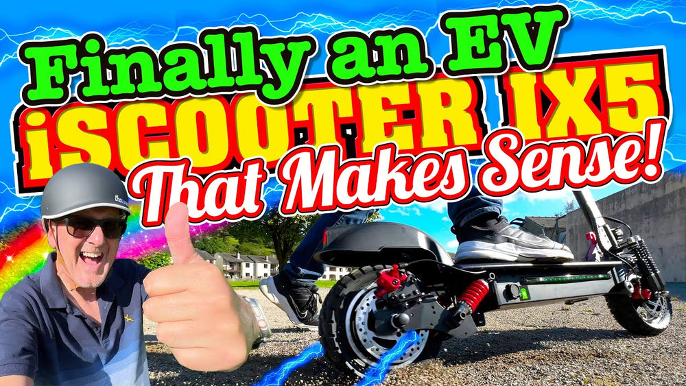 FINALLY an EV that makes SENSE! The iScooter iX5 Off Road Electric Scooter