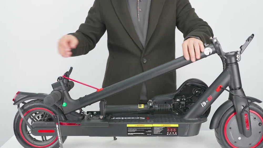 How to install the seat with i9/i9Pro/i9Max Electric Scooter?