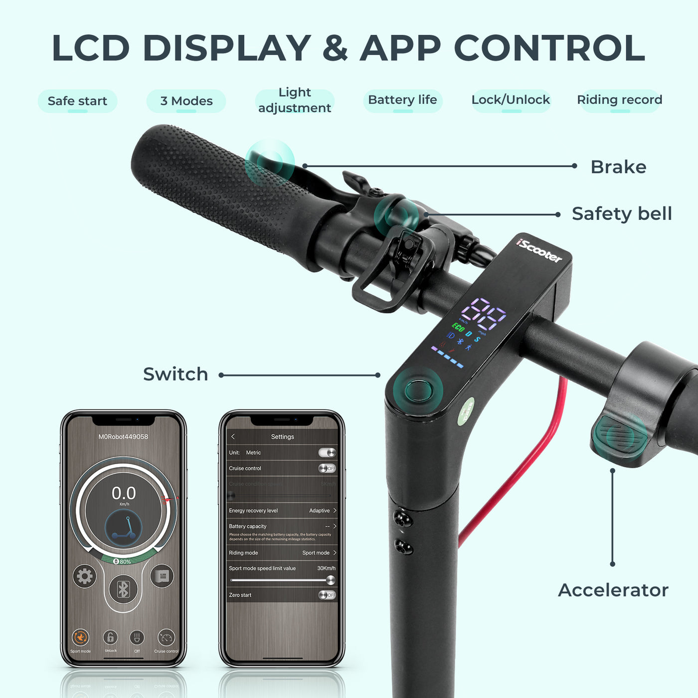 iScooter i9Max 500W Commuting Electric Scooter