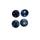Rubber Axle Plugs for Scooter iX6 - 4 pcs