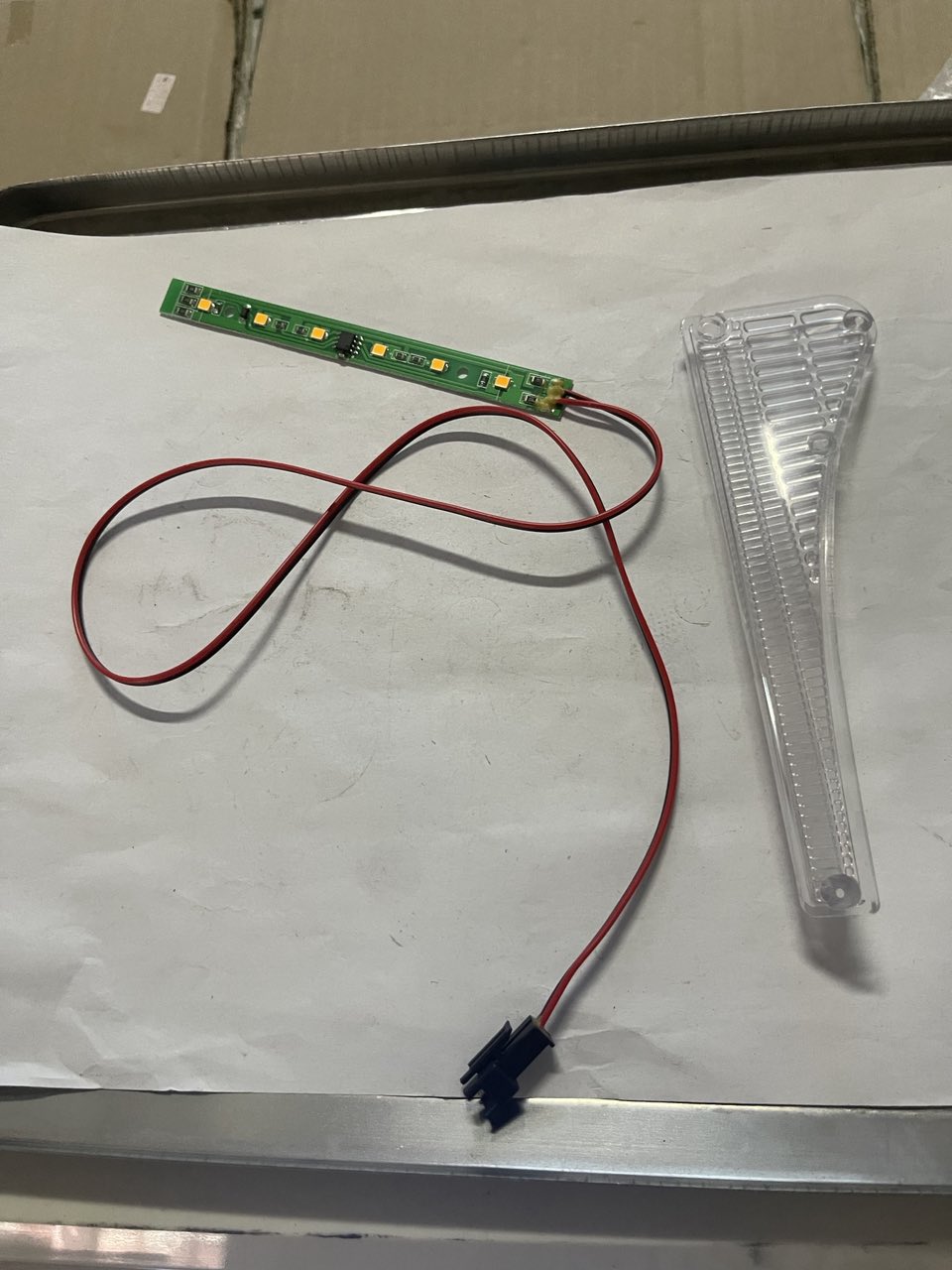 Rear left turn signal for T4Mate