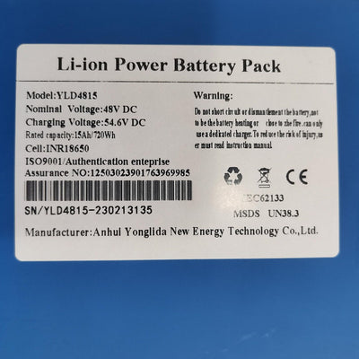 15 Ah battery for electric scooter iX5