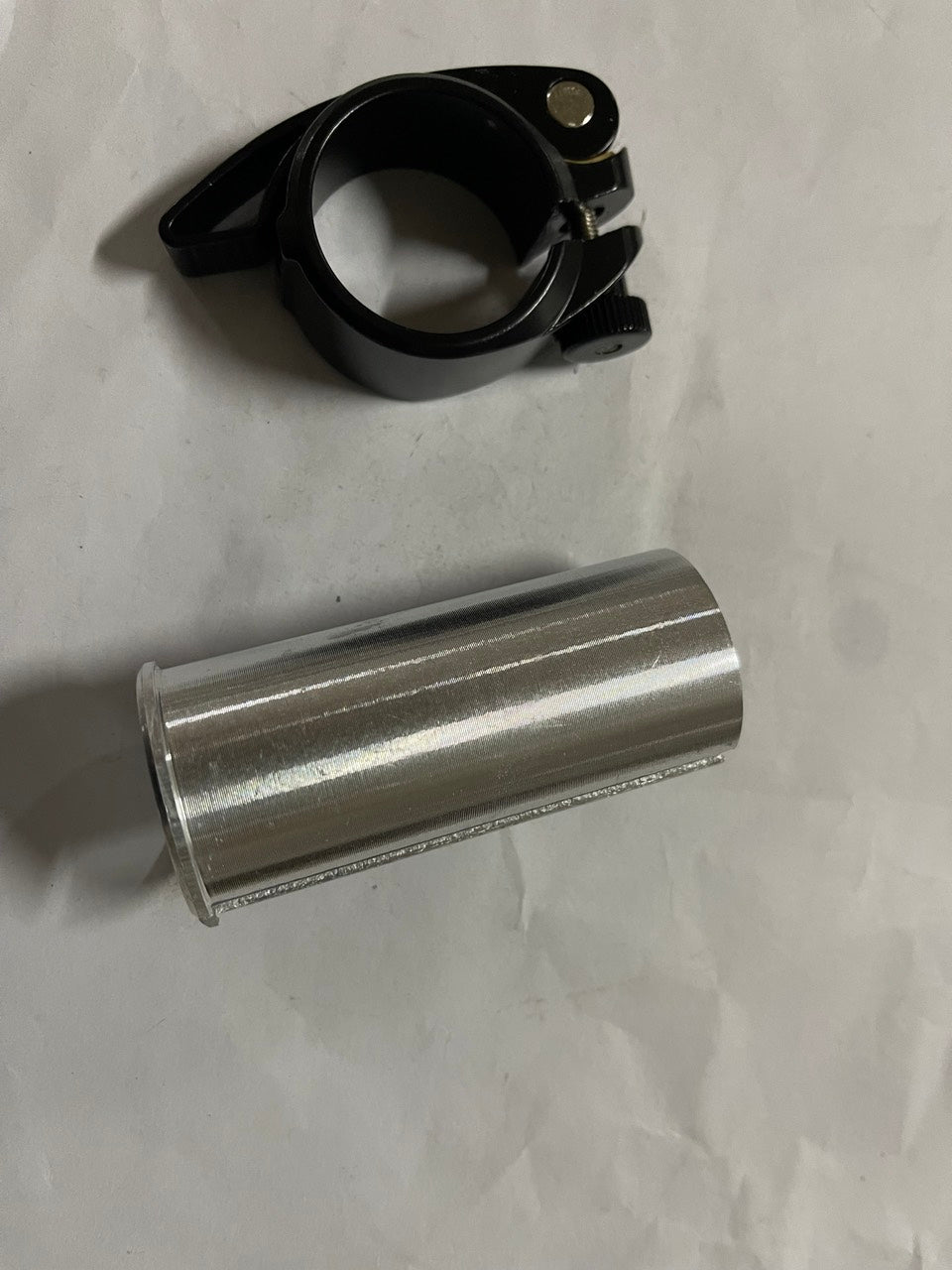 Seatpost clamp + seatpost bushing for ebike U3