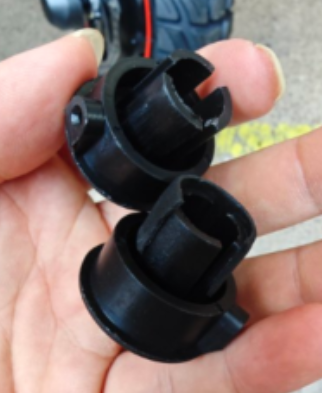 A pair of handlebar covers for iX7Pro electric scooter