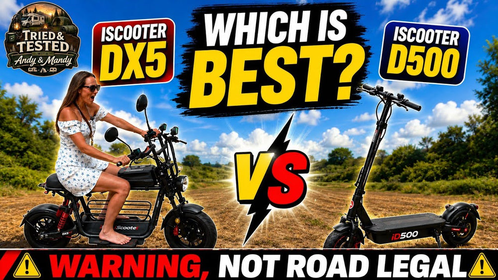 We Put Two iScooters Head-to-Head… Which Turned Out Best? DX5 vs D500 E-Scooter