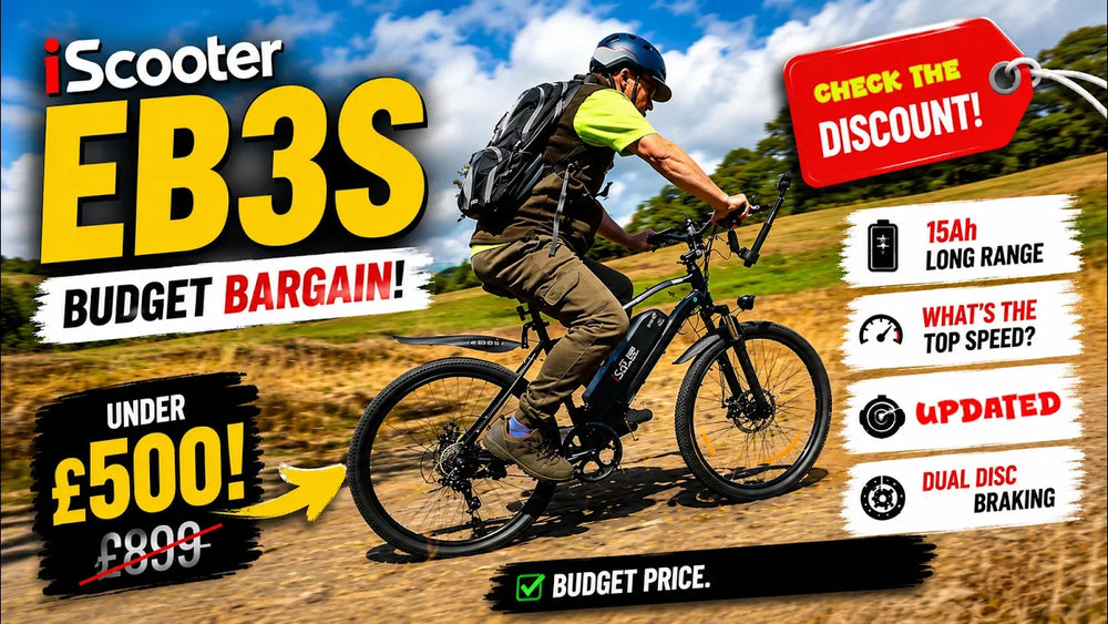Is this Bargain Budget E-bike price too good to be true? Updated iScooter EB3S in depth review.