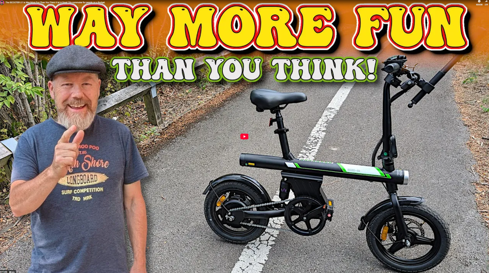 The ISCOOTER U1 Is Way More Fun Than You Think It Is! A  Great City commuter for people on a Budget.