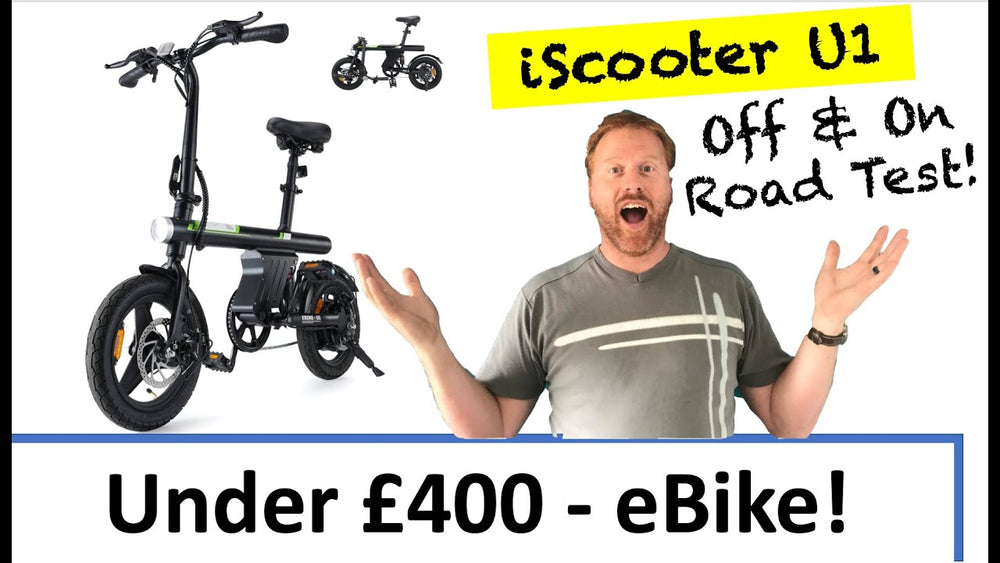 Perfect E-Bike for Camping Adventures! Off-Road tests - iScooter U1