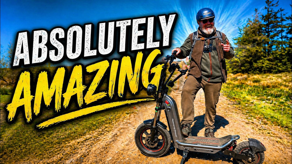 Absolutely Amazing Electric Scooter - iScooter F7 Ultra is fantastic at climbing hills with ease!