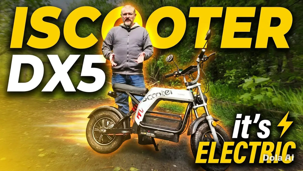 Playing off road on an Electric bike. iScooter DX5Pro review.