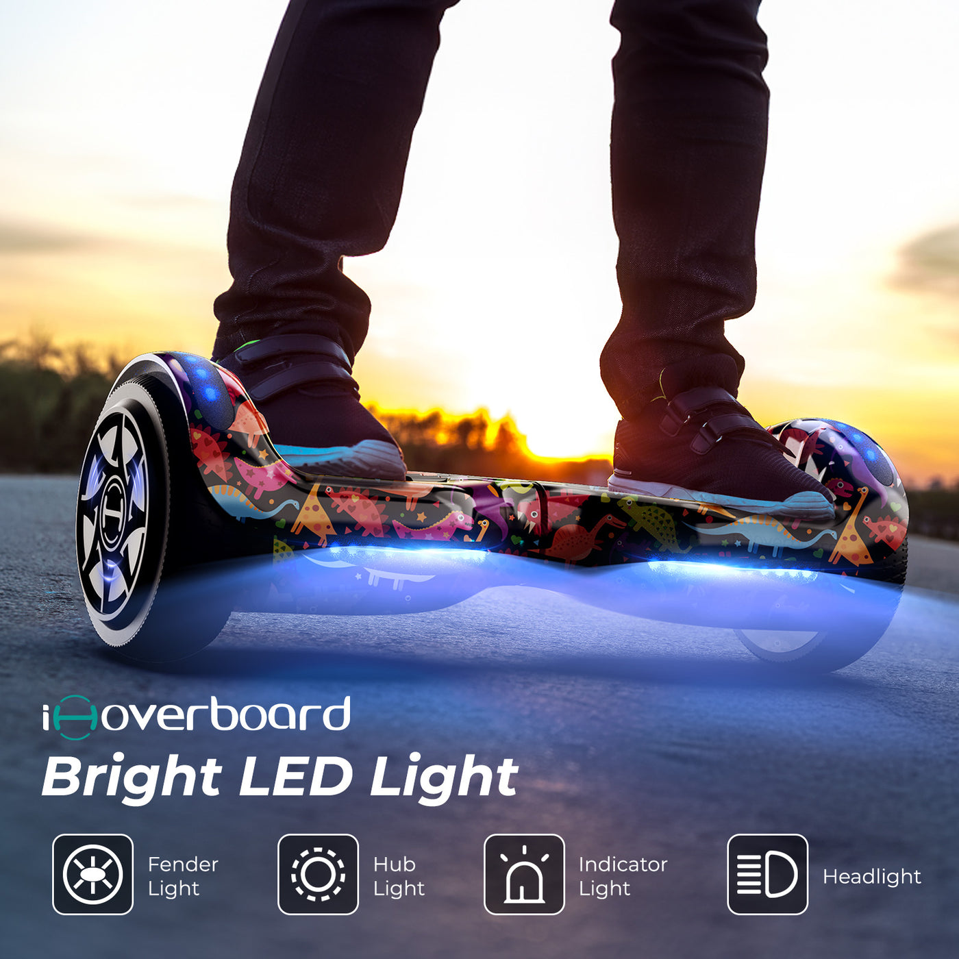 iHoverboard H1 LED Kids Hoverboard 6.5"