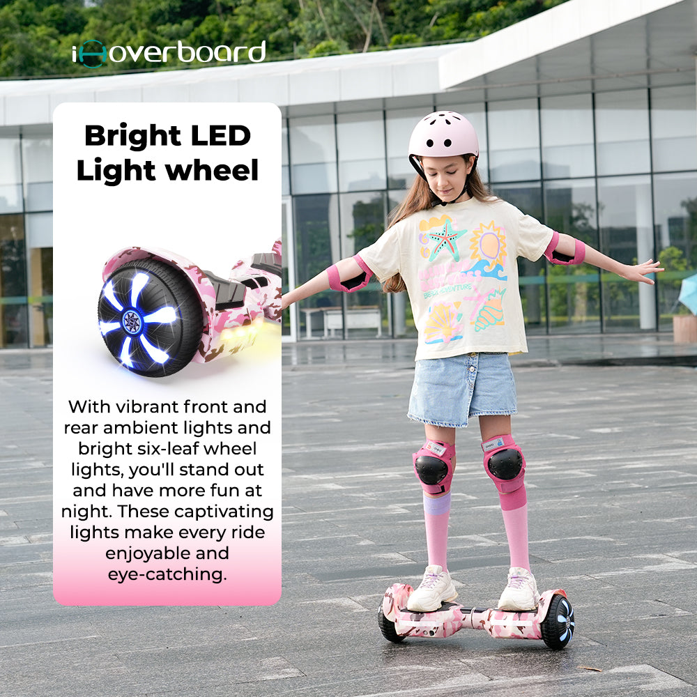 iHoverboard H2 Pink Bluetooth Hoverboard 6.5"
