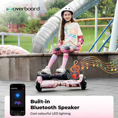 iHoverboard H2 Pink Bluetooth Hoverboard 6.5"