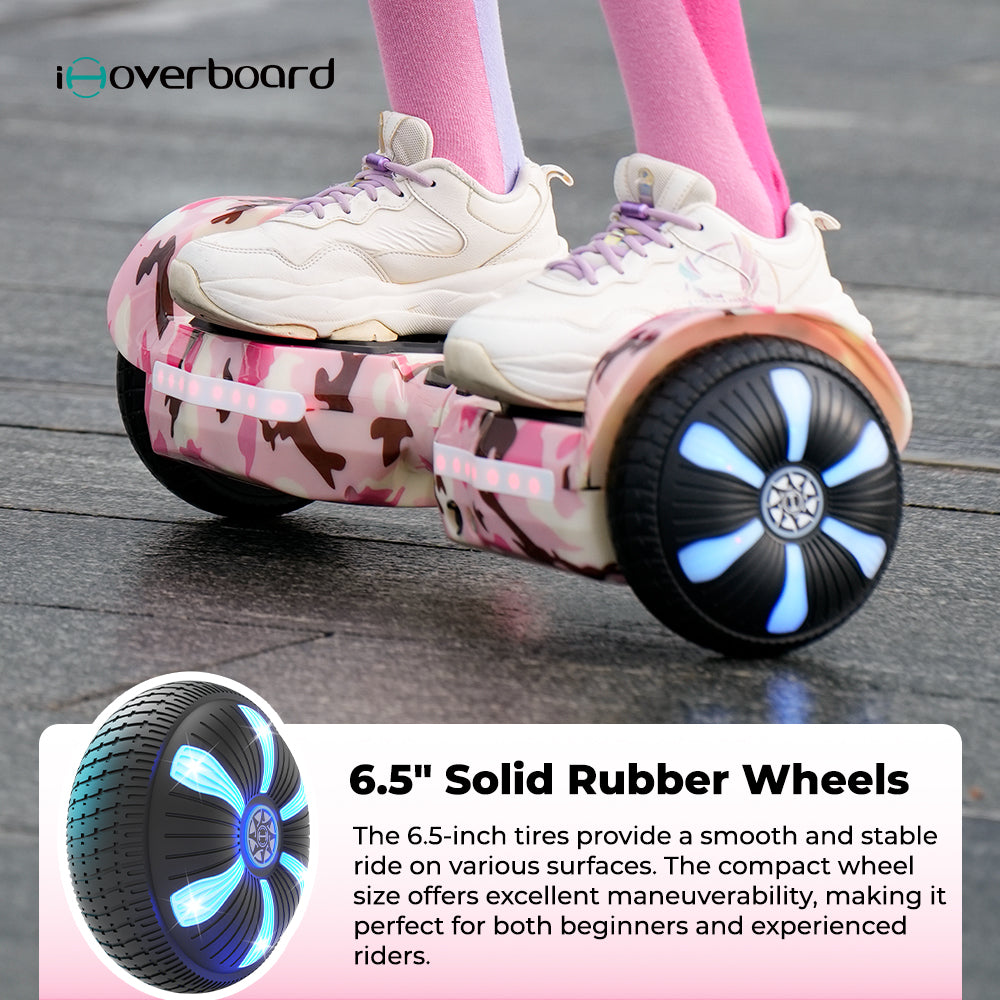 iHoverboard H2 Pink Bluetooth Hoverboard 6.5"
