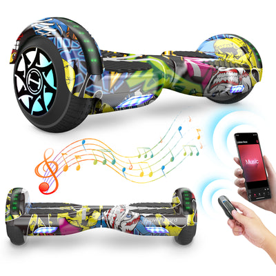 iHoverboard H1 Bluetooth LED Children's Hoverboard 6.5'' – Multiple Colors & Designs Available
