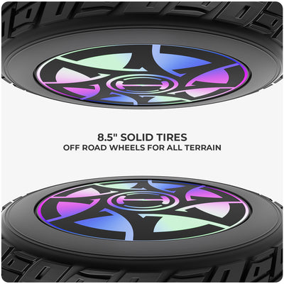 iHoverboard H8 LED Black Off Road Hoverboard 8.5"