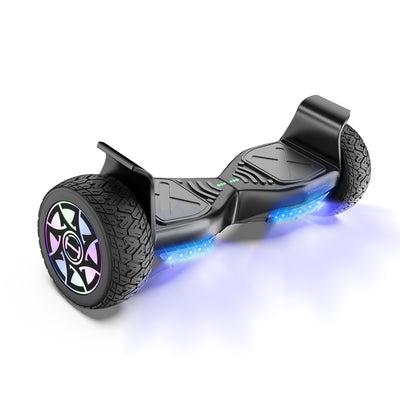 iHoverboard H8 LED Black Off Road Hoverboard 8.5"