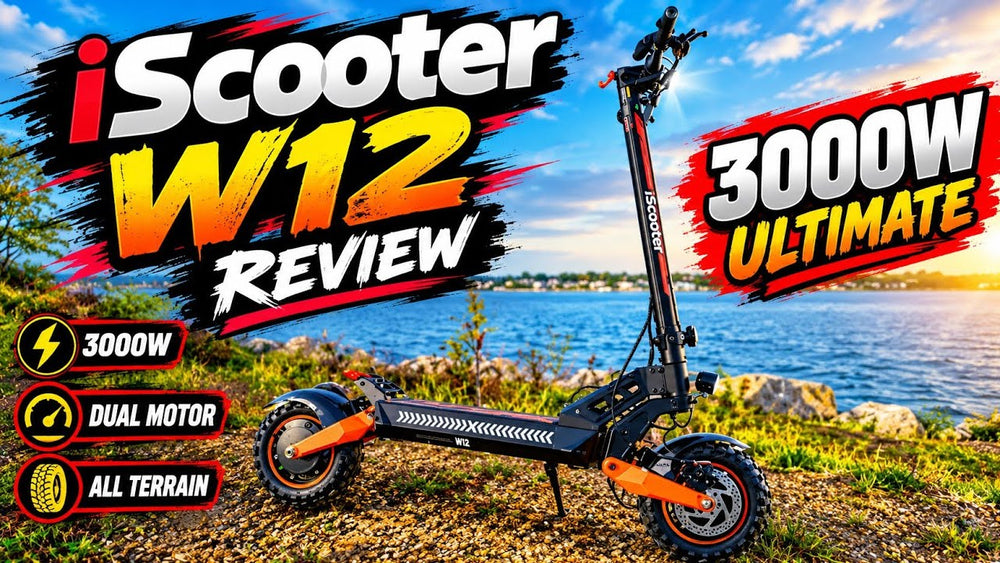 ★ iScooter W12 3000W Ultimate All-Terrain Electric Scooter review ★