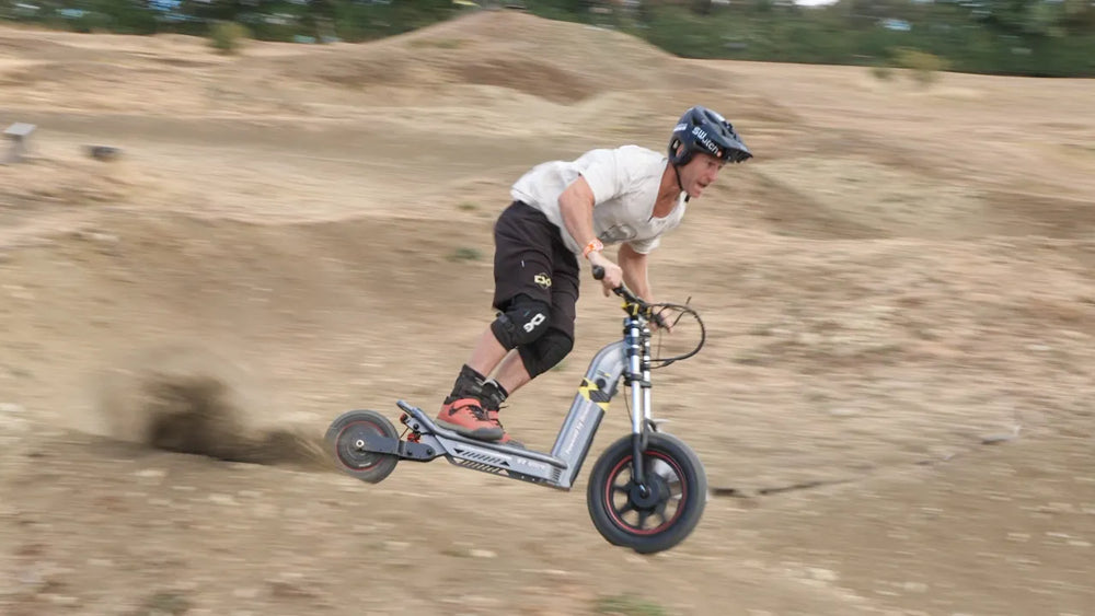 THIS CHEAP ELECTRIC SCOOTER SURVIVED HUGE JUMPS!