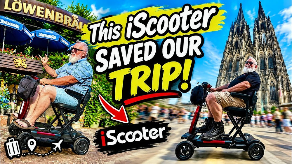 THANK GOD WE HAD THIS | iScooter X11 Mobility Scooter | Review after we took it to Europe