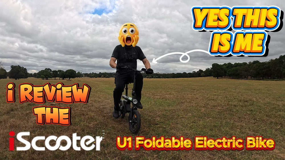 See how a 58-year-old overweight non-cyclist rides the iScooter U1 E-Bike