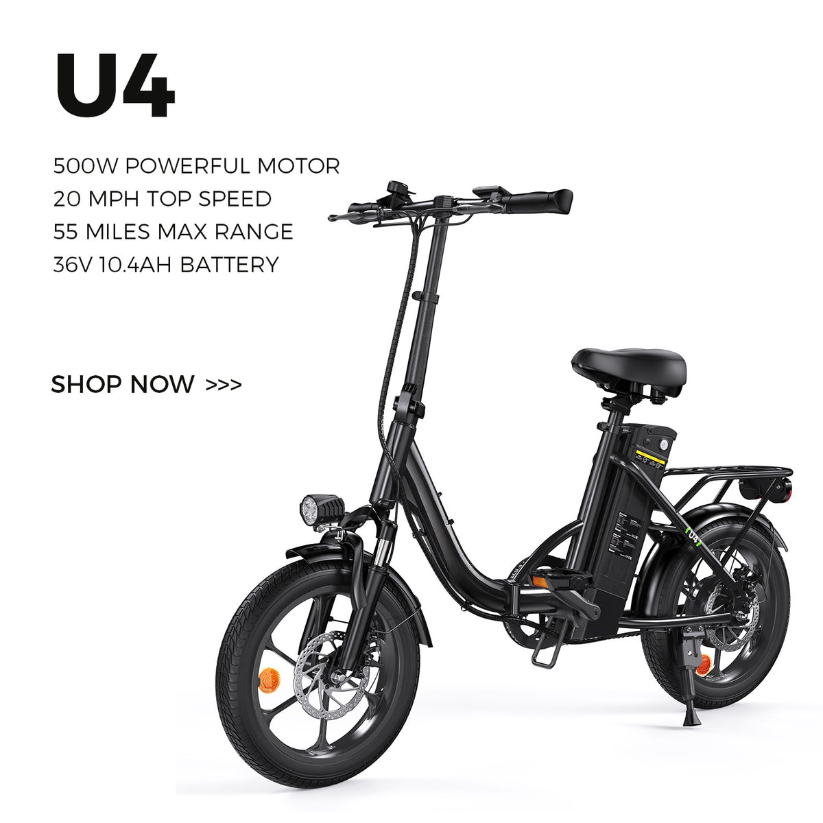 iScooter U4 Foldable Electric Bike
