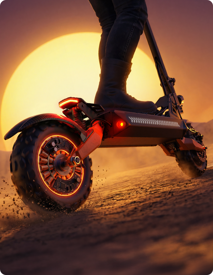 Dual Motor Power – 3000W Peak Performance