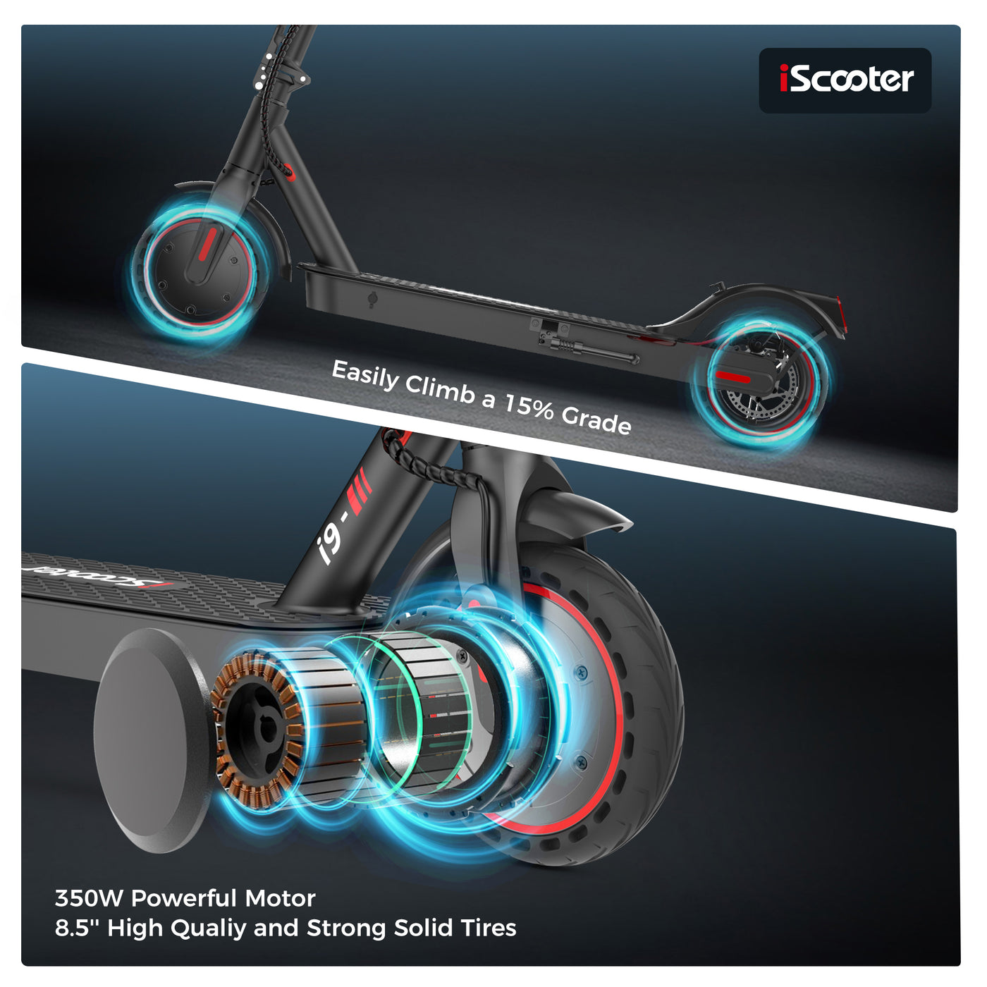 iScooter i9 Electric Scooter 350W