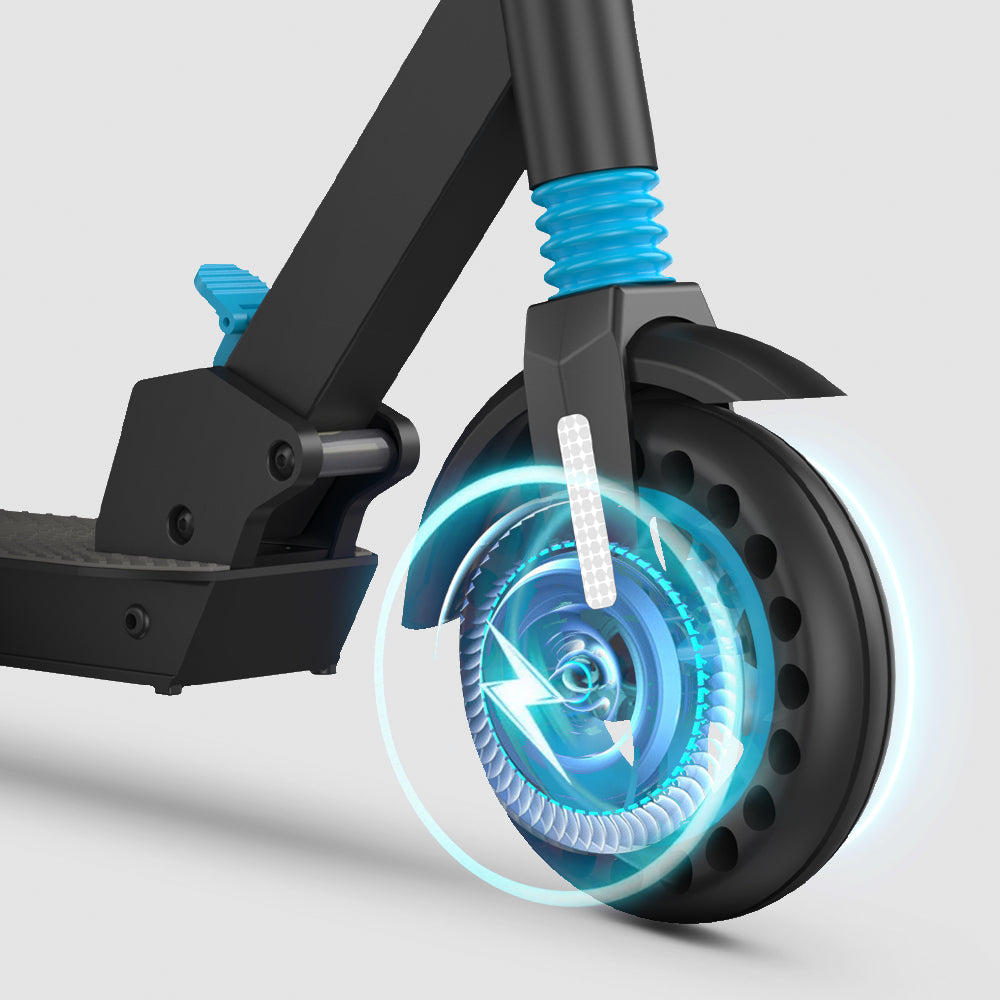 DBREAKS Lichtgevende stuntstep, wielen met ledverlichting, 120 mm, ABEC, 9 kogellagers, hardheid 88A, geschikt voor alle scooters (blauw DBREAKS Lichtgevende stuntstep, wielen met ledverlichting, 120 mm, ABEC, 9 kogellagers, hardheid 88A, geschikt voor alle scooters (blauw