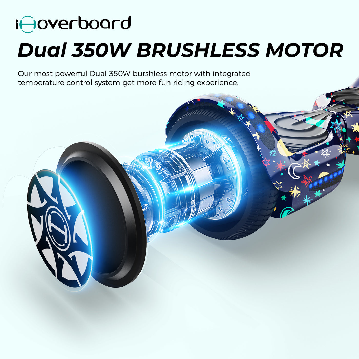 iHoverboard H1 LED Self Balancing Hoverboard 6.5"