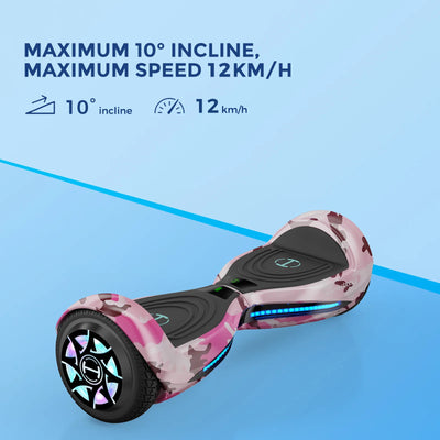 iHoverboard H2 Pink Self Balancing Hoverboard with Dual 350W Motor (700W)