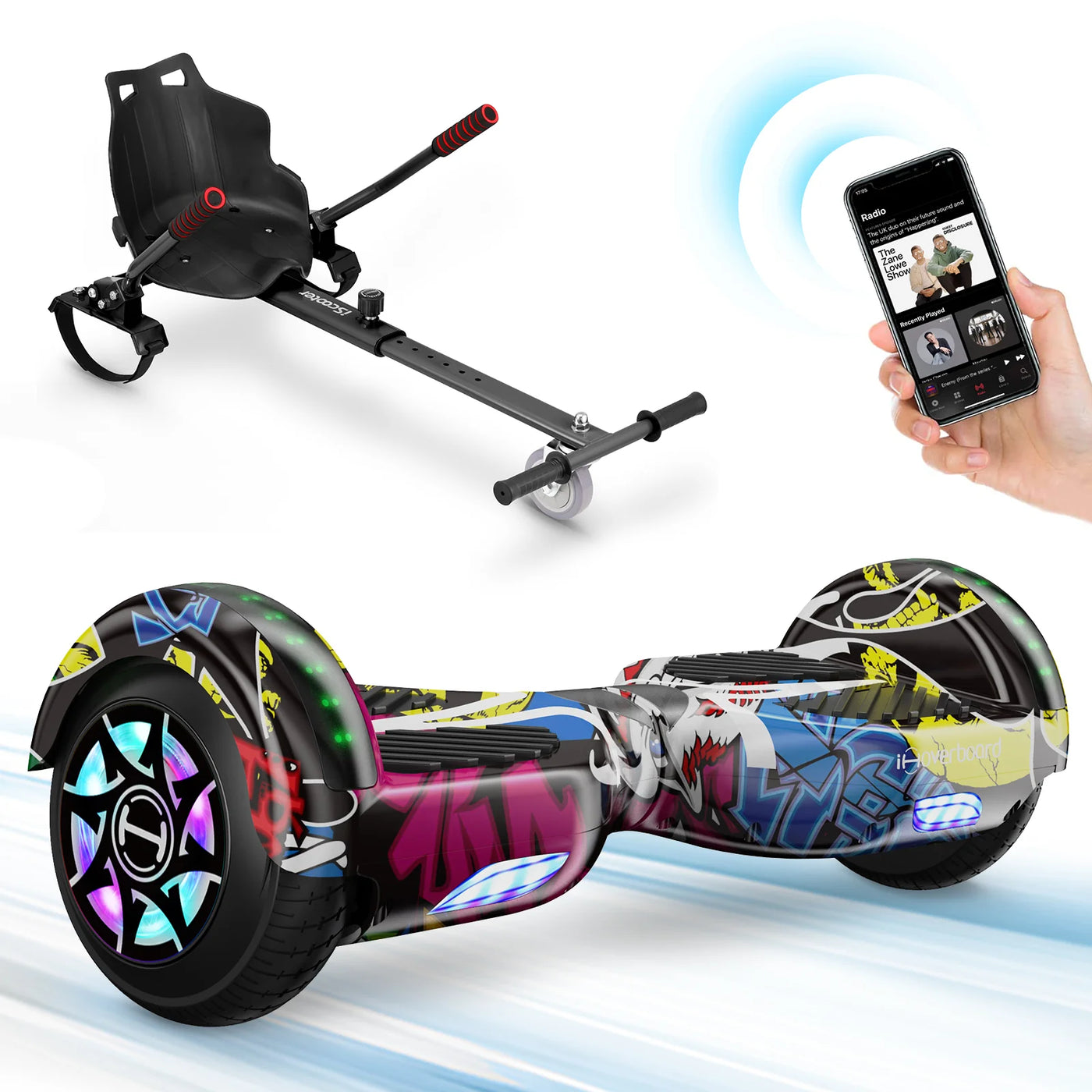 iHoverboard H1 LED Self Balancing Hoverboard 6.5"