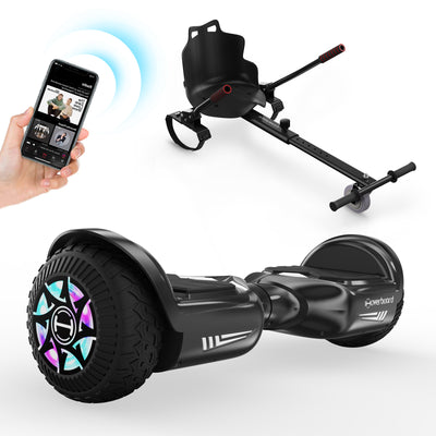 iHoverboard H1 LED Self Balancing Hoverboard 6.5"(700W)