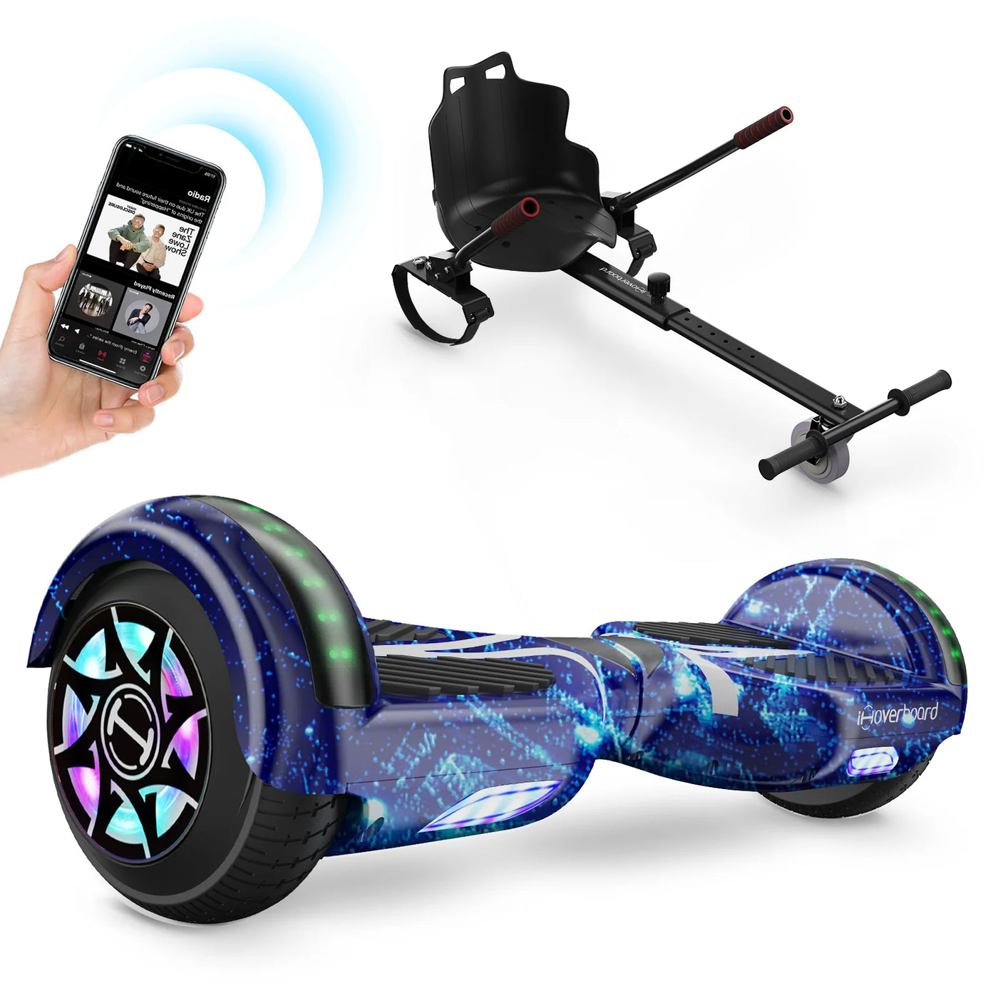 iHoverboard H1 LED Self Balancing Hoverboard 6.5"