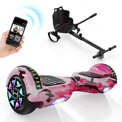 iHoverboard® H1 Yellow LED Self Balancing Hoverboard 6.5"(700W)