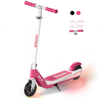 iScooter iK1S Electric Scooter for Kids with Colorful Flashing Wheels