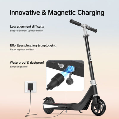 iScooter iK1S Electric Scooter for Kids with Colorful Flashing Wheels