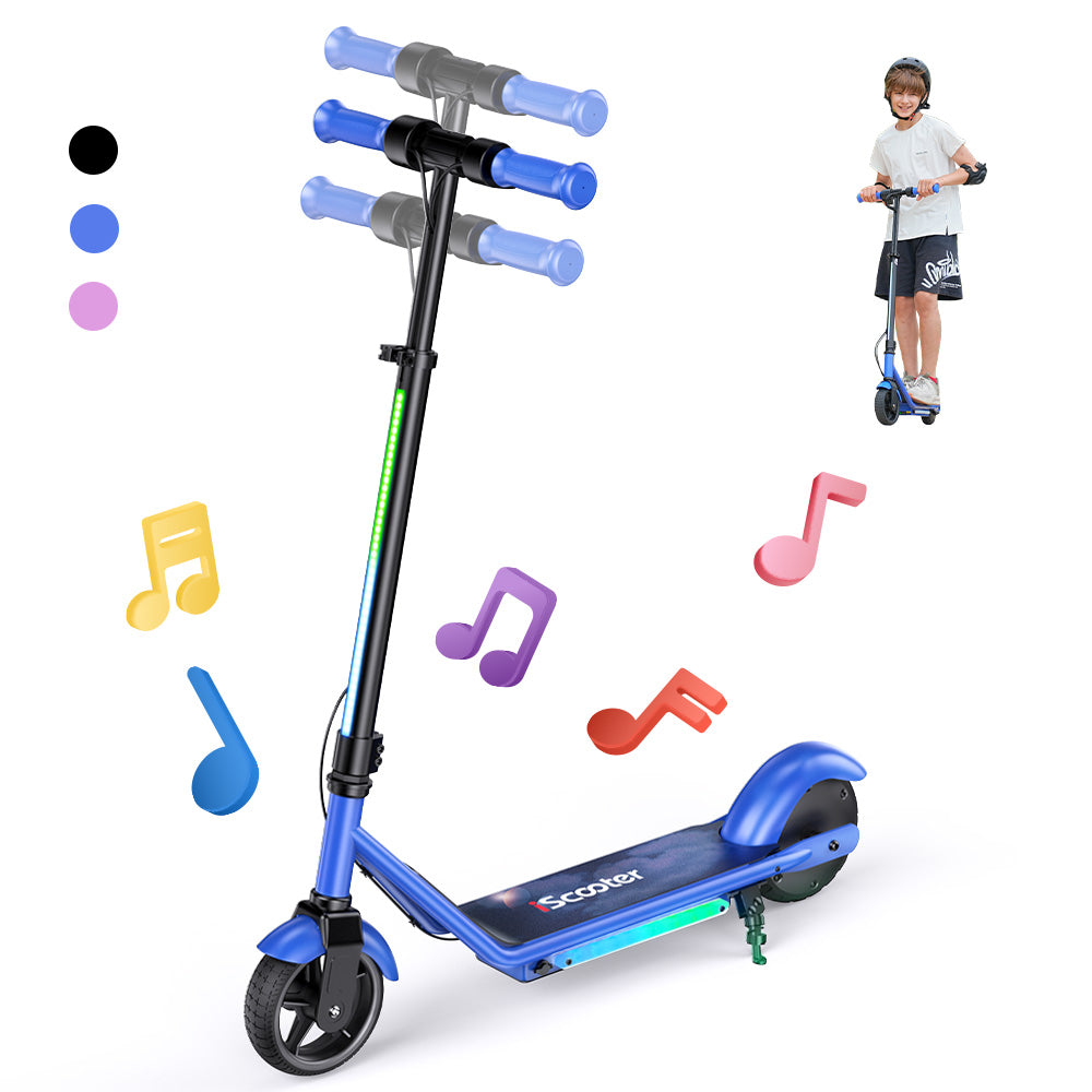iScooter iK3/iK1S Electric Scooter for Kids with Colorful Lights