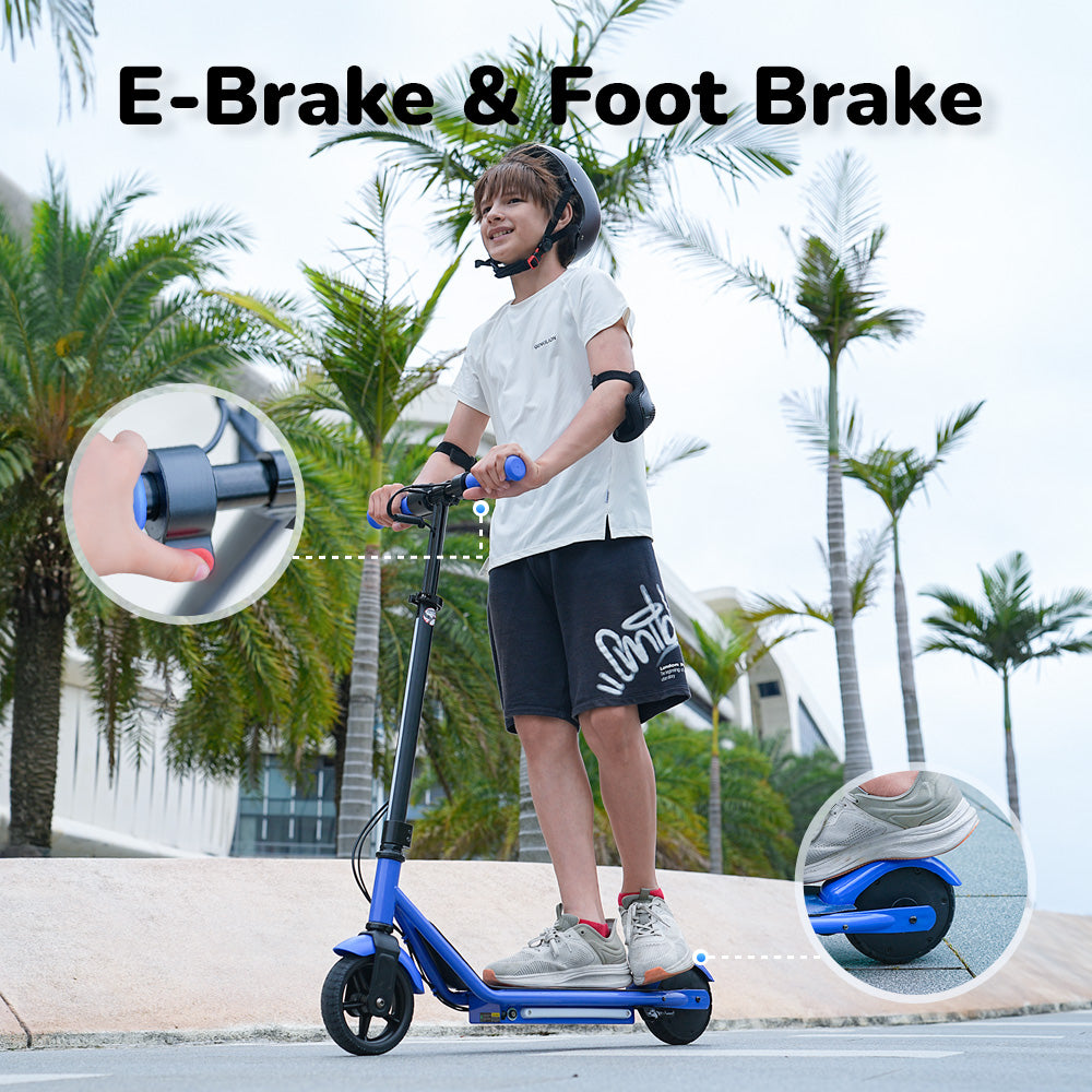 iScooter iK3Pro/iK1S Electric Scooter for Kids with Colorful Lights