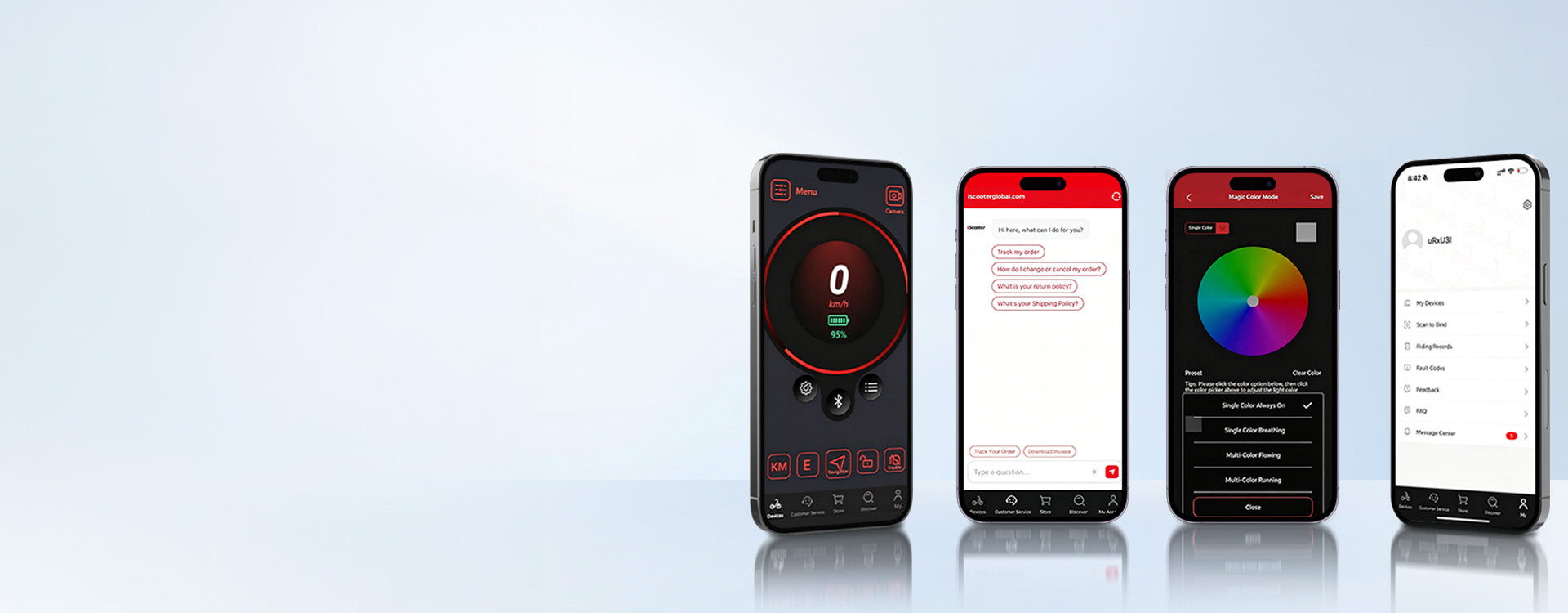 iScooter Club App Control