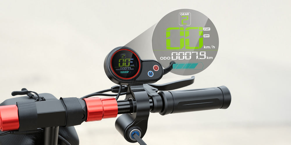 Match a scooter to your needs and your route Match a scooter to your needs and your route - Full-color dashboard for monitoring