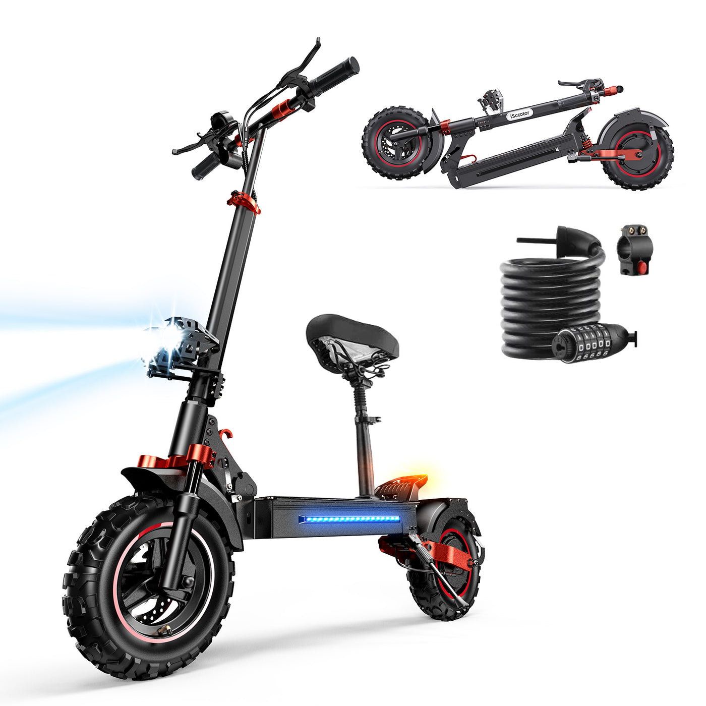 iScooter iX5S 1000W Off Road Electric Scooter