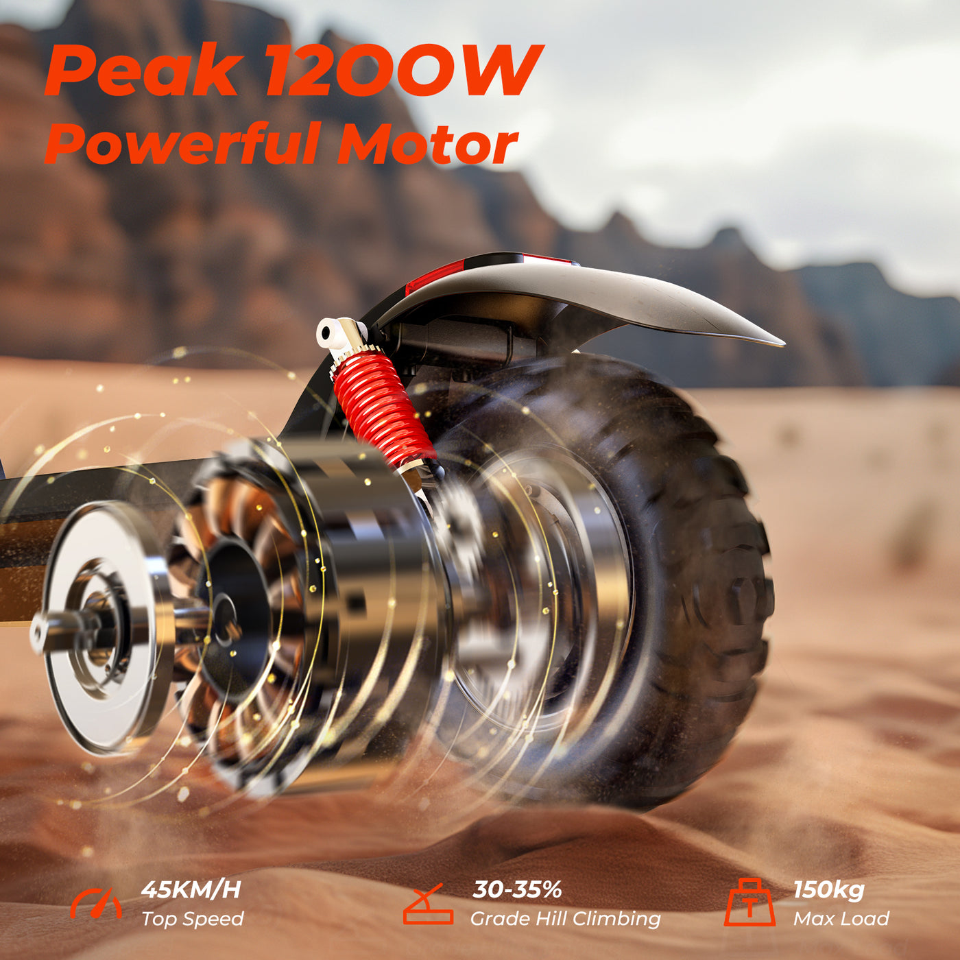 iScooter iX6 1200W Off Road Electric Scooter