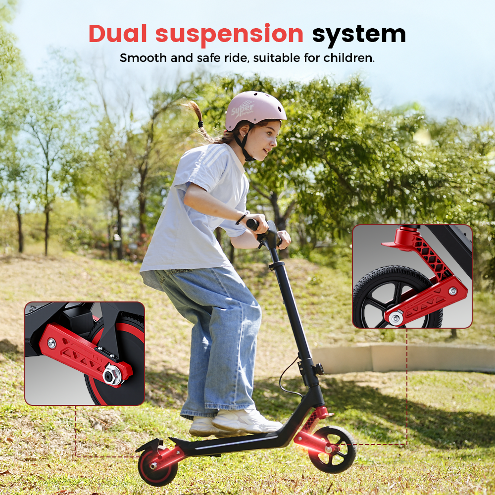 K6 Kids Electric Scooter with Dual Suspension