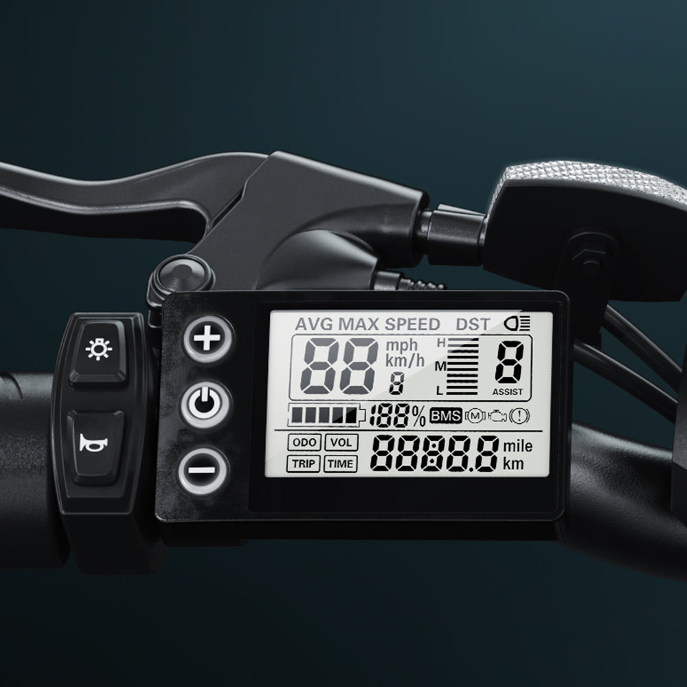 Integrated LCD Display