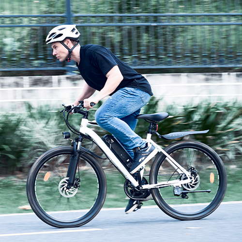 off-road e-MTB front suspension