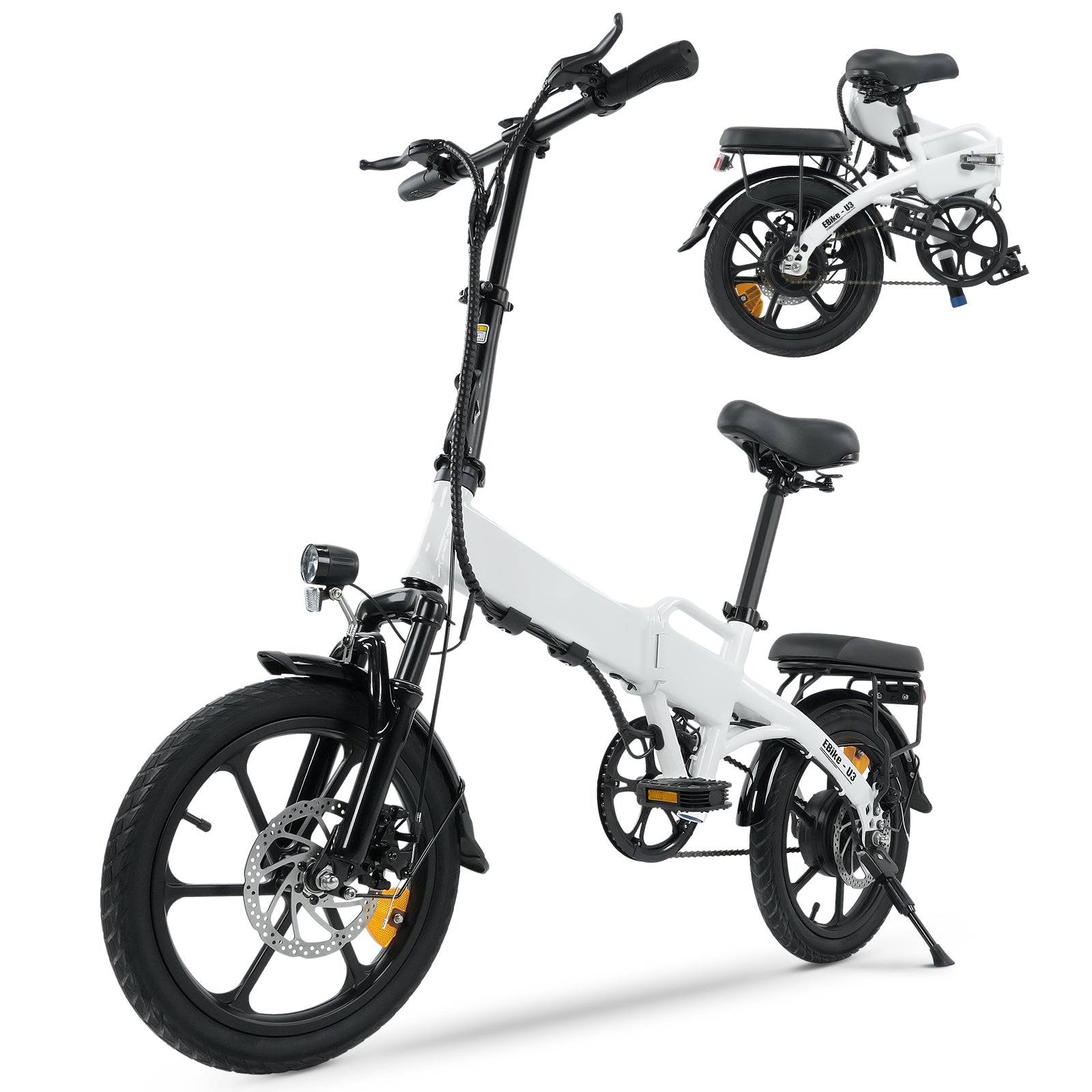 iScooter U3 White e-bike