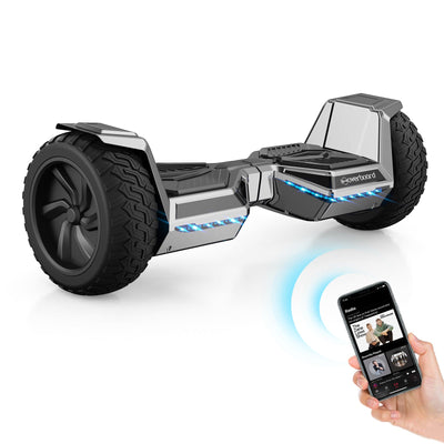 iHoverboard H8 LED Black Off Road Hoverboard 8.5"