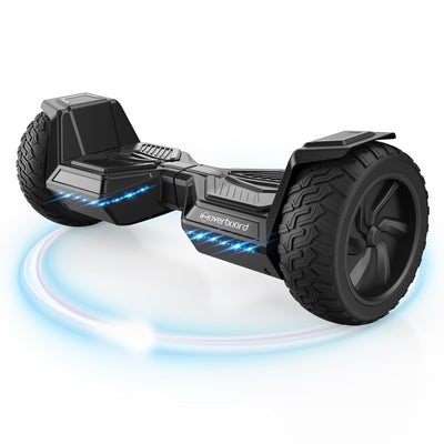 iHoverboard H8 LED Black Off Road Hoverboard 8.5"